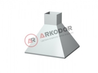Колпак (зонт) вытяжной островной AR-E51