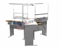 Стол зуботехнический на три рабочих места AR-E23